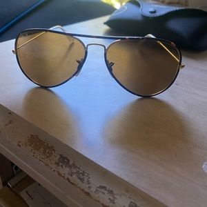 Ray ban tortoise shell aviators
